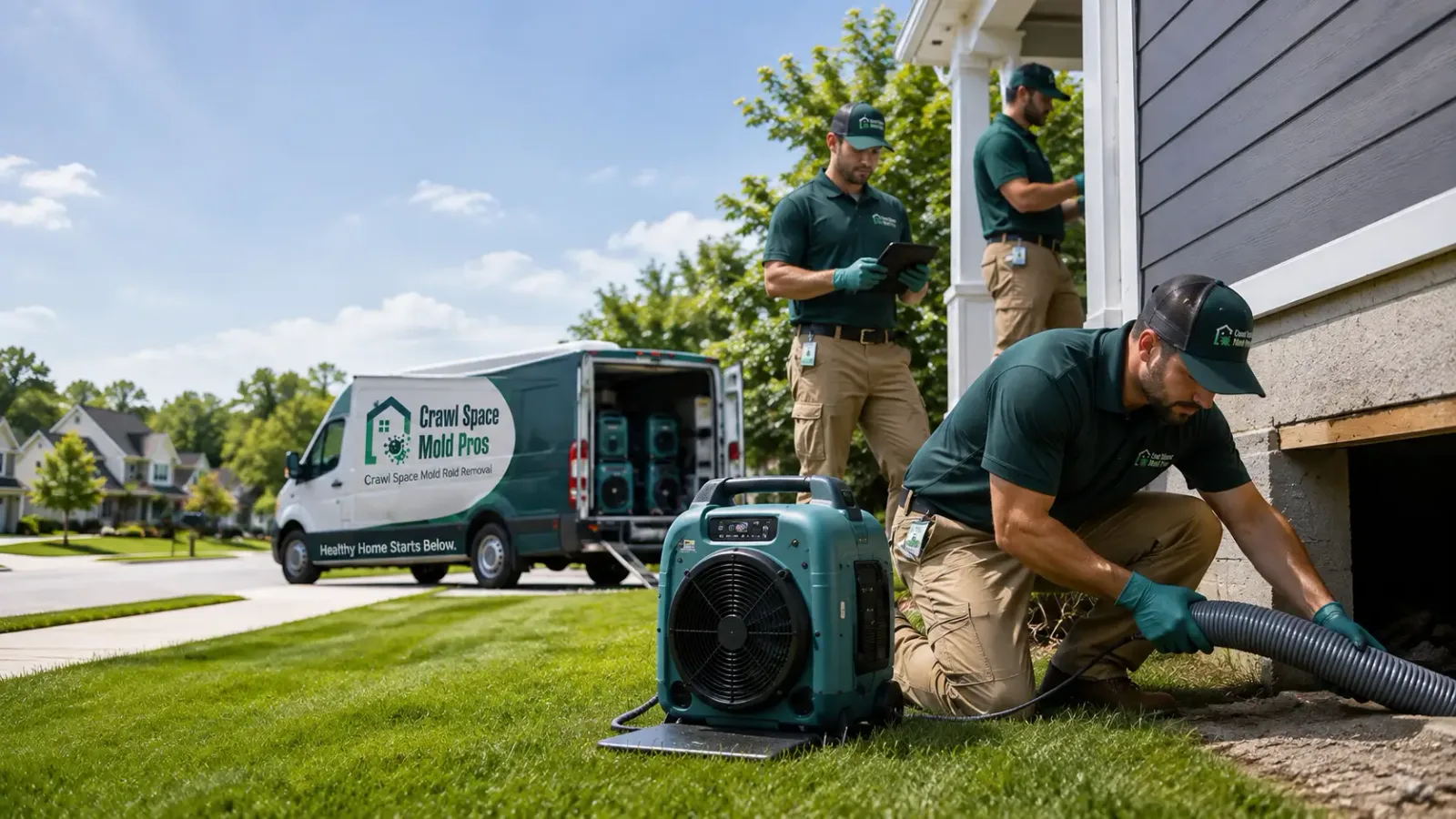 Crawl Space Mold Removal in Ranchester, WY